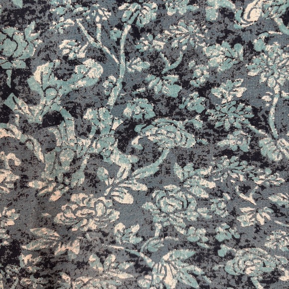 Peruvian Connection Navy Floral Print Long Sleeve Tee Shirt Size Small Organic‎ - Picture 3 of 9